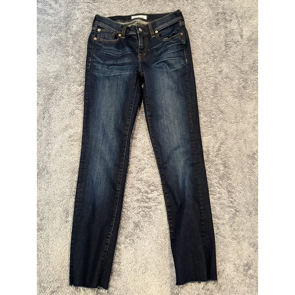 Madewell Alley Straight Denim Jeans Dark Wash Blue Womens Size 24